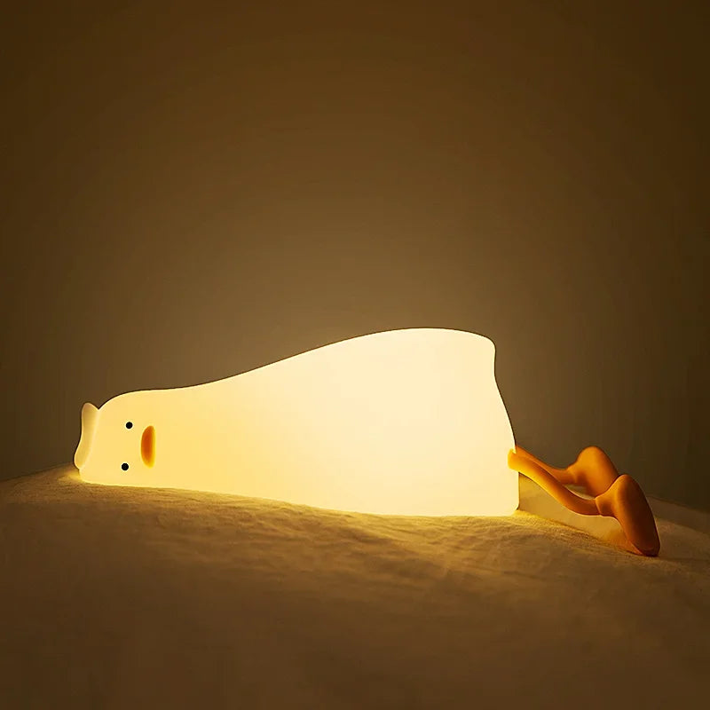 Soft & Safe Duck Night Light – Rechargeable & Touch-Activated