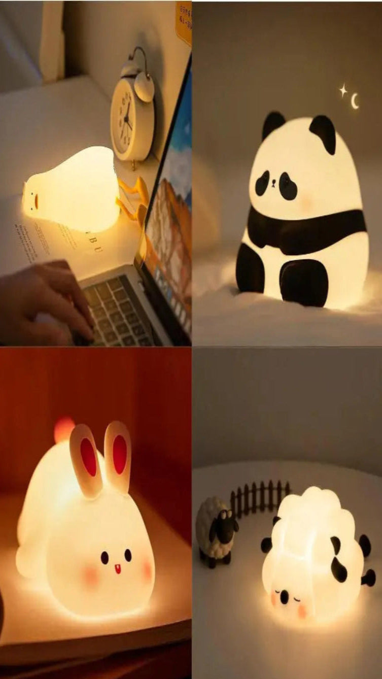 Adorable Animal Silicone Night Lights
