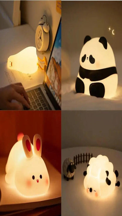 Adorable Animal Silicone Night Lights